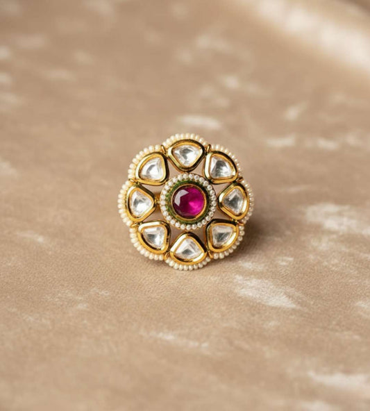 American Floral Women Ring