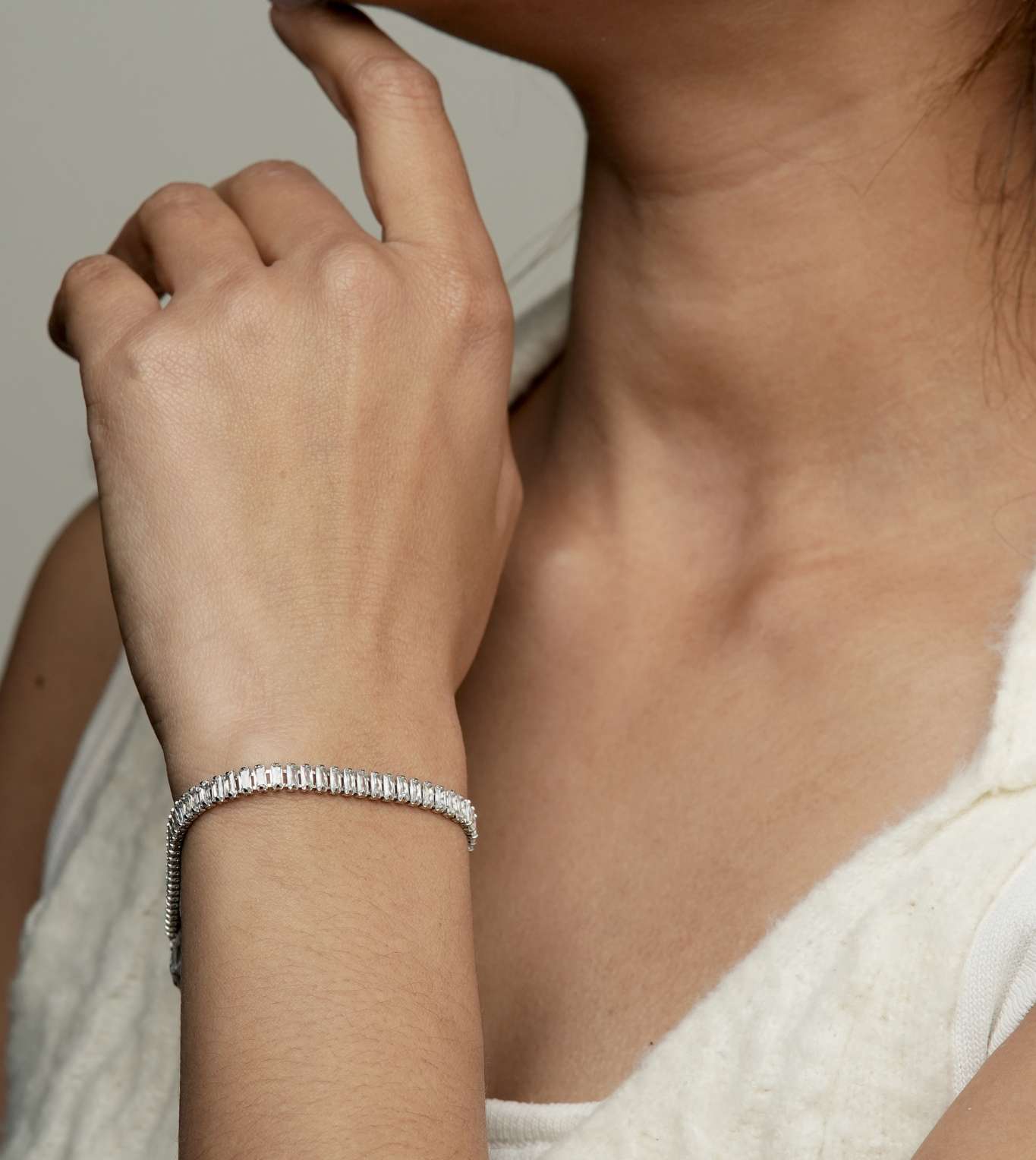 Silver Snack Skin Design Bracelet - 24k Gold Plated Bracelet | The Jewellery Vault