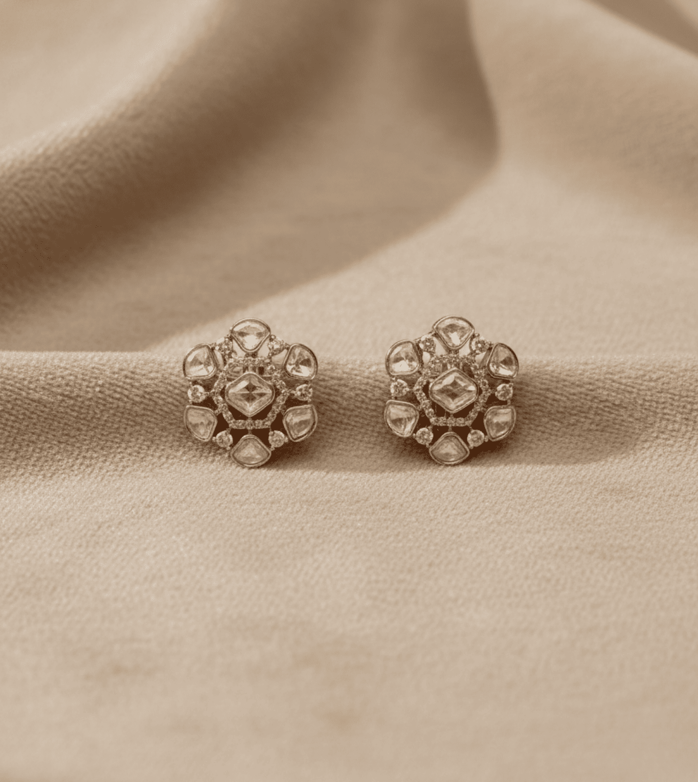 Golden Blossoms Stud Tops