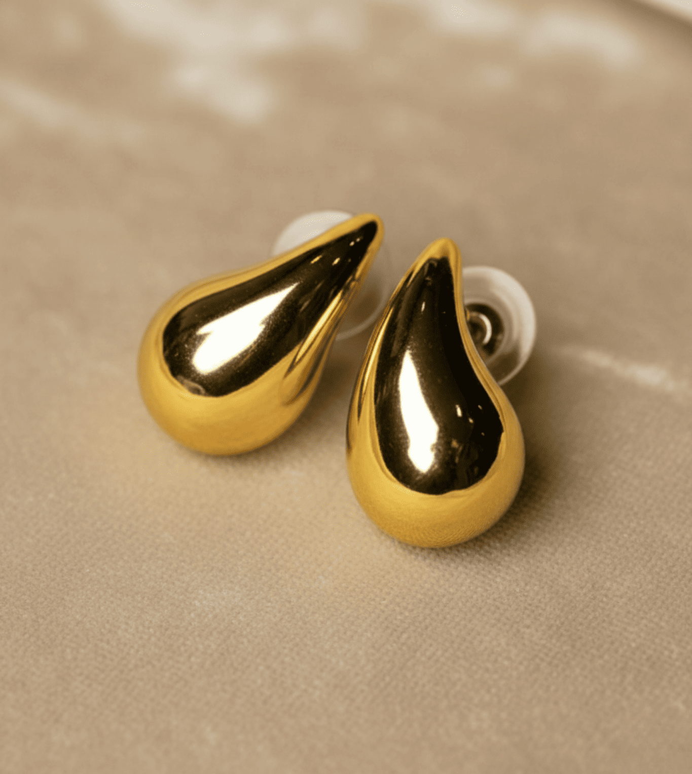 Drop Design Tops - 24k Gold Plated Earing | The Jewellery Vault