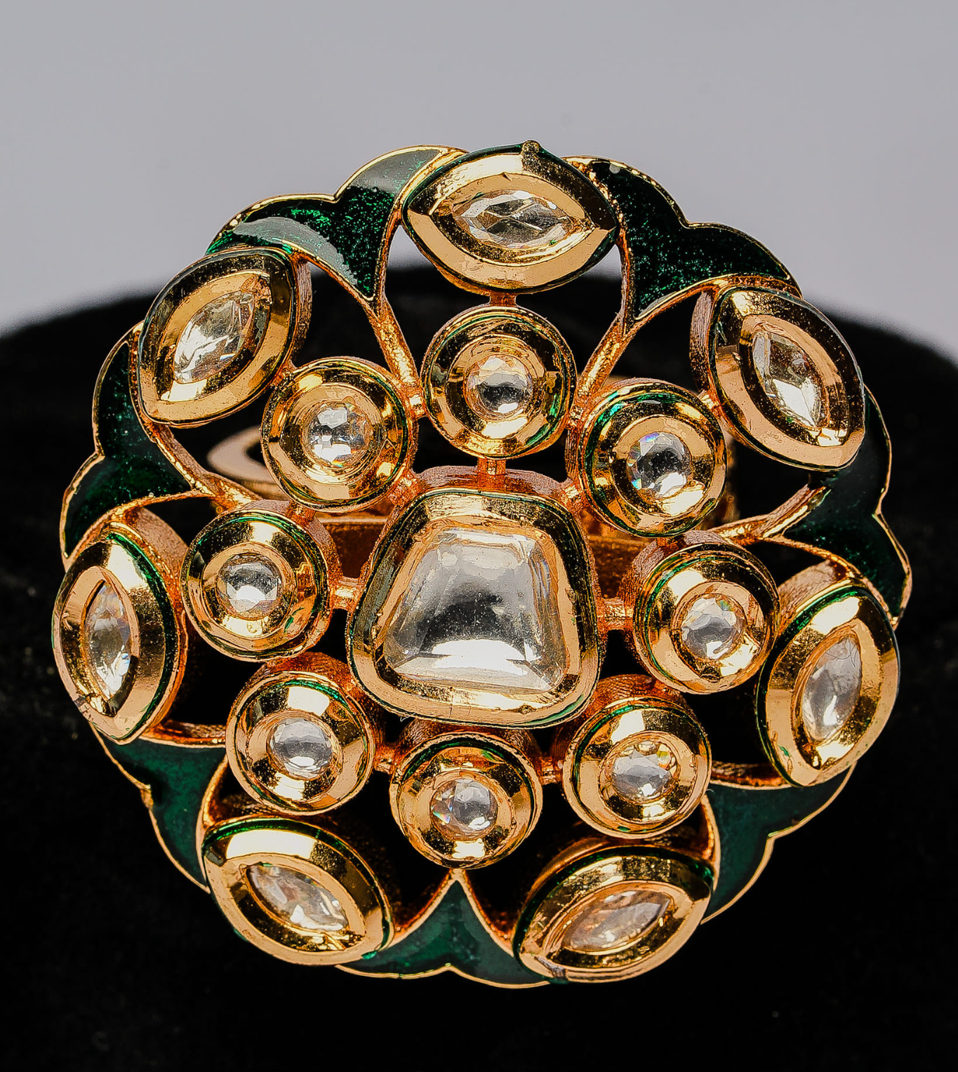 Roses & Regalia Kundan Ring