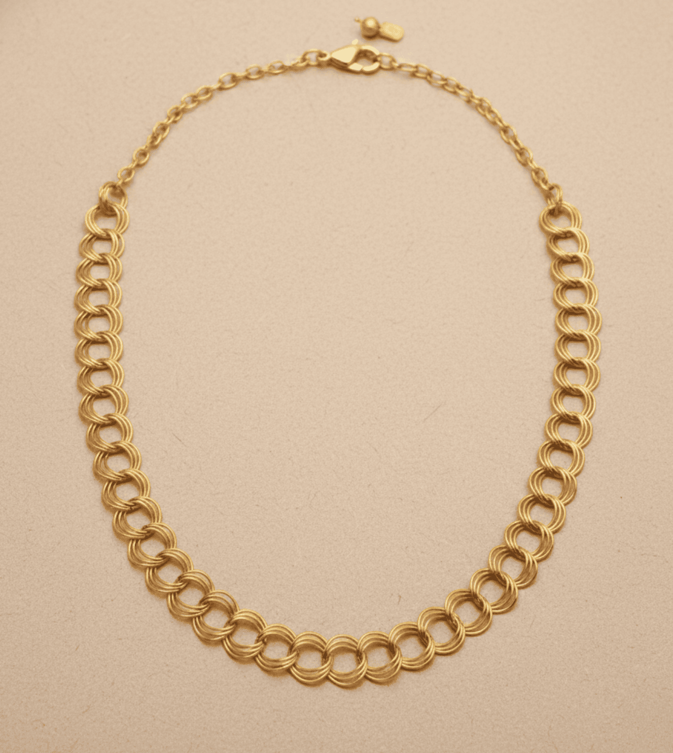 24Kt Gold Plated Heavy Divider Mens Chain