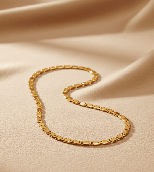 24kt Gold Plated Heavy Weight Partywear Chain_17