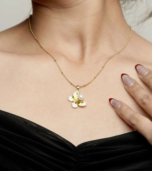 Sparkling Elegance Little Flower Charm Pendant - 24k Gold Plated Charms & Pendants | The Jewellery Vault