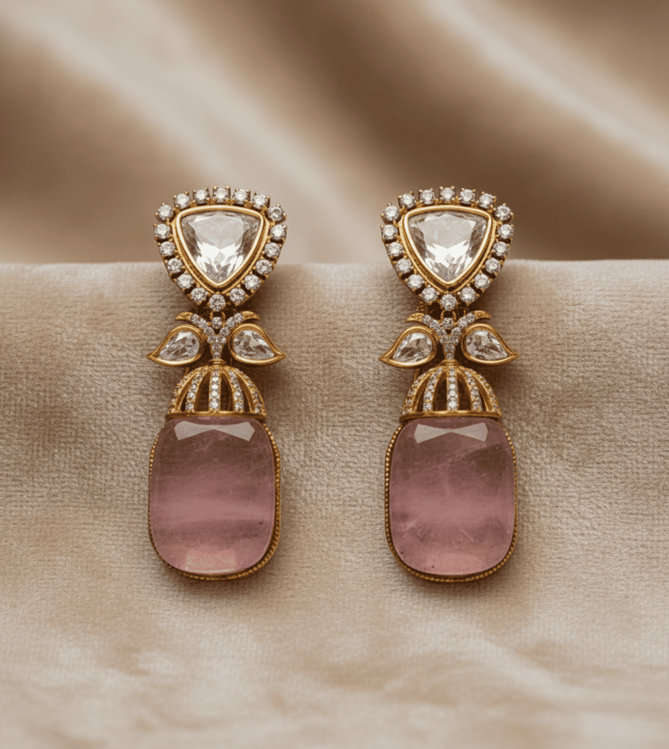 Triangle Design Hanging Earings