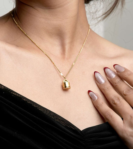 Lucky Clover Pendant Necklace - 24k Gold Plated Charms & Pendants | The Jewellery Vault