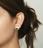The Christa Heart Stud Earrings - 24k Gold Plated earring | The Jewellery Vault