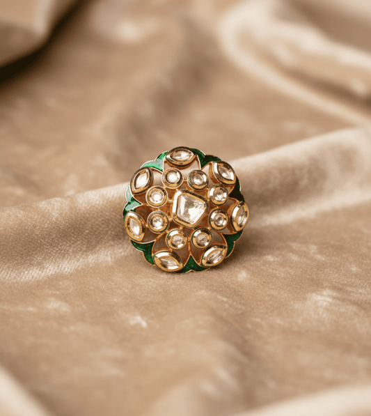 Roses & Regalia Kundan Ring