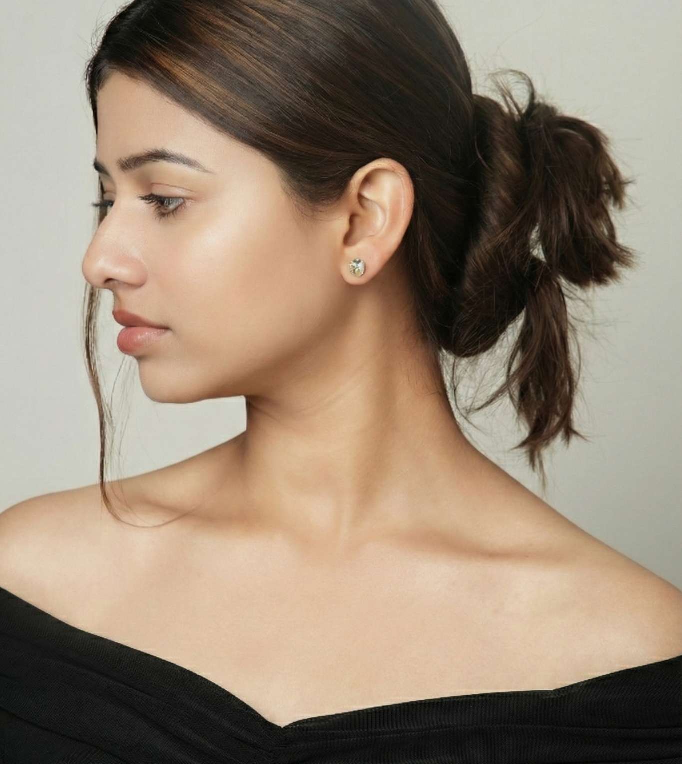 The Mathilda little Tops - 24k Gold Plated earring | The Jewellery Vault