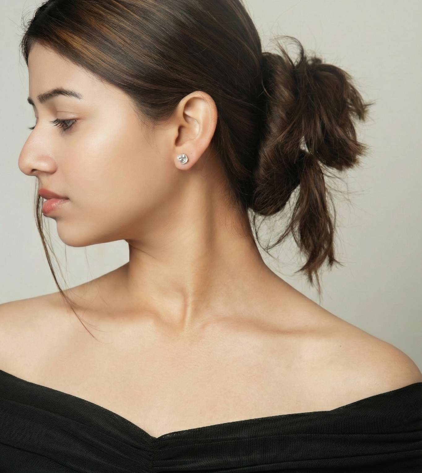 The Mathilda little Tops - 24k Gold Plated earring | The Jewellery Vault