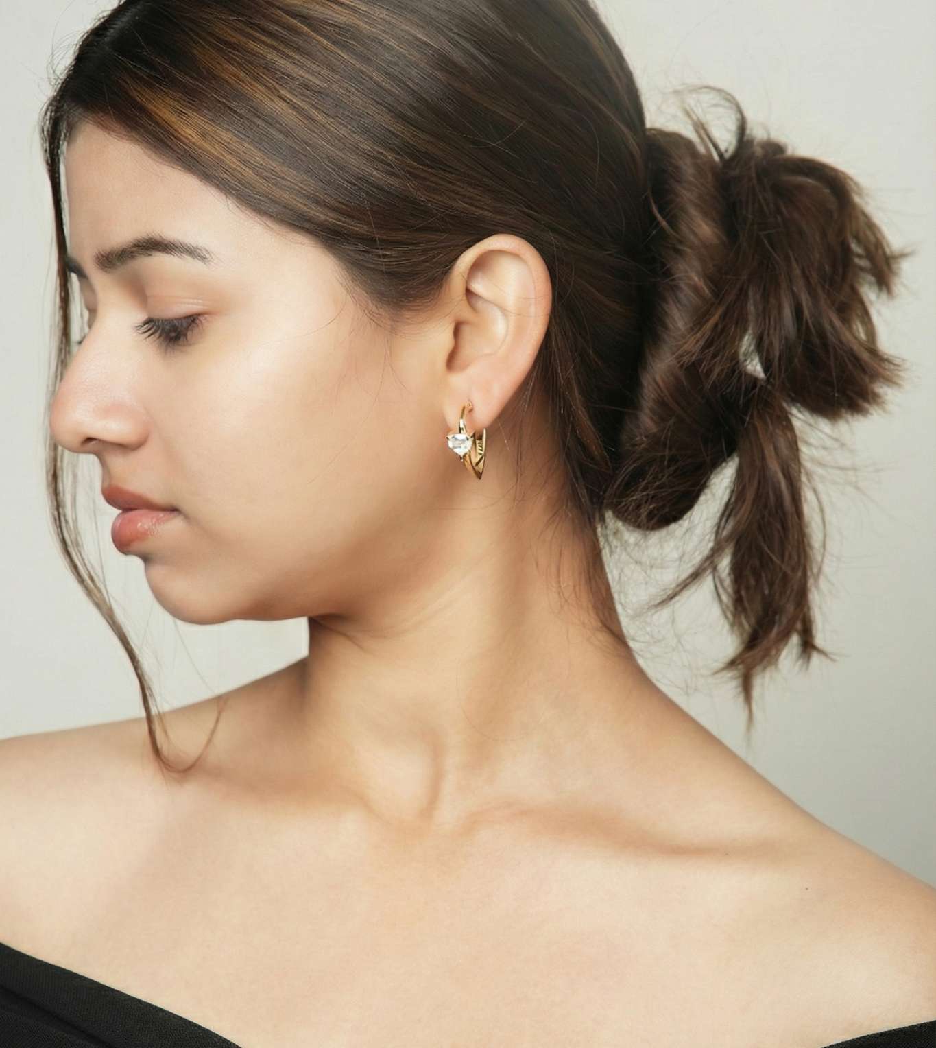 Pastel Bloom Dangle Earrings - 24k Gold Plated earring | The Jewellery Vault