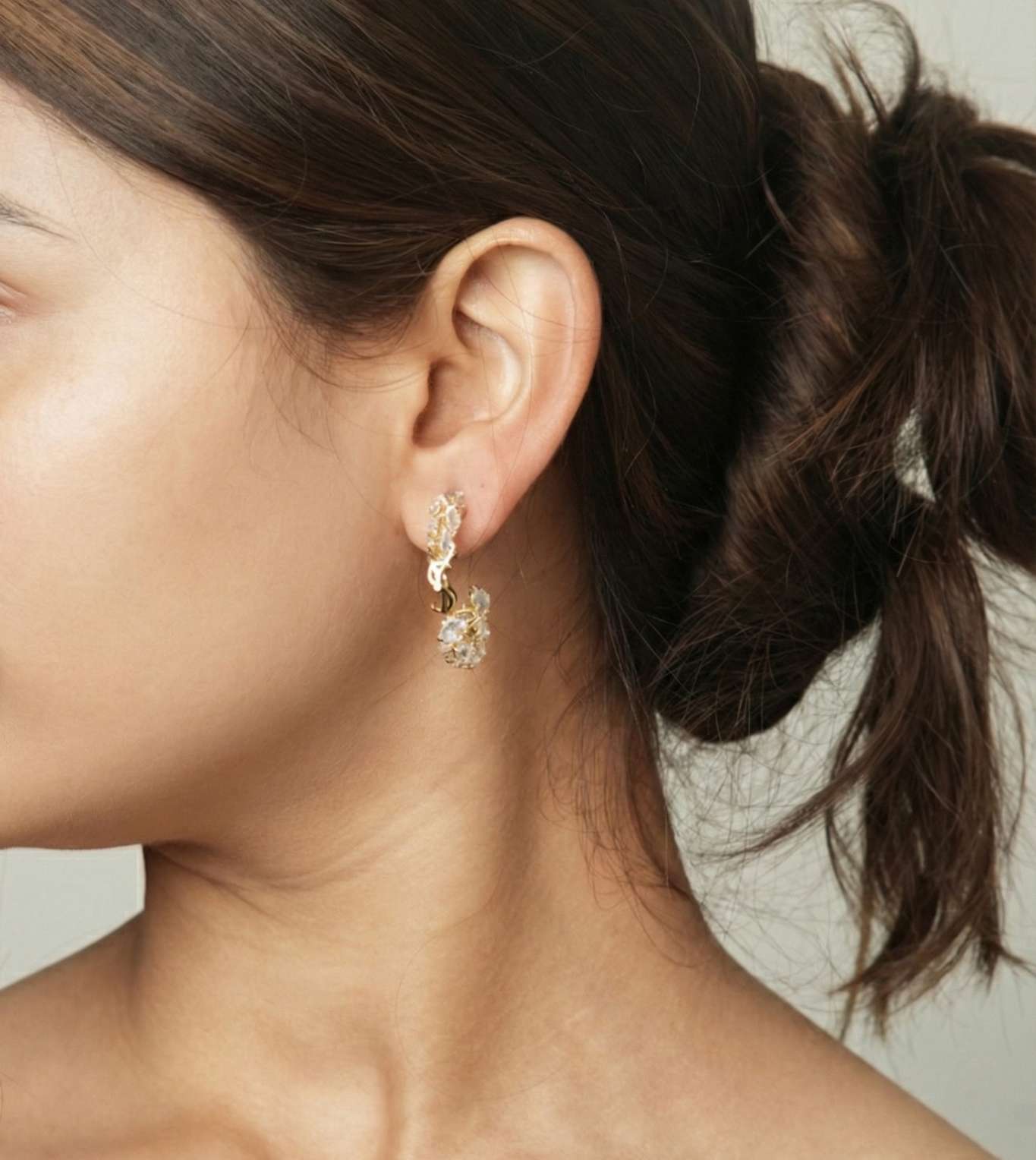 Long Kashmiri Earring With Gold Beads - 24k Gold Plated earring | The Jewellery Vault