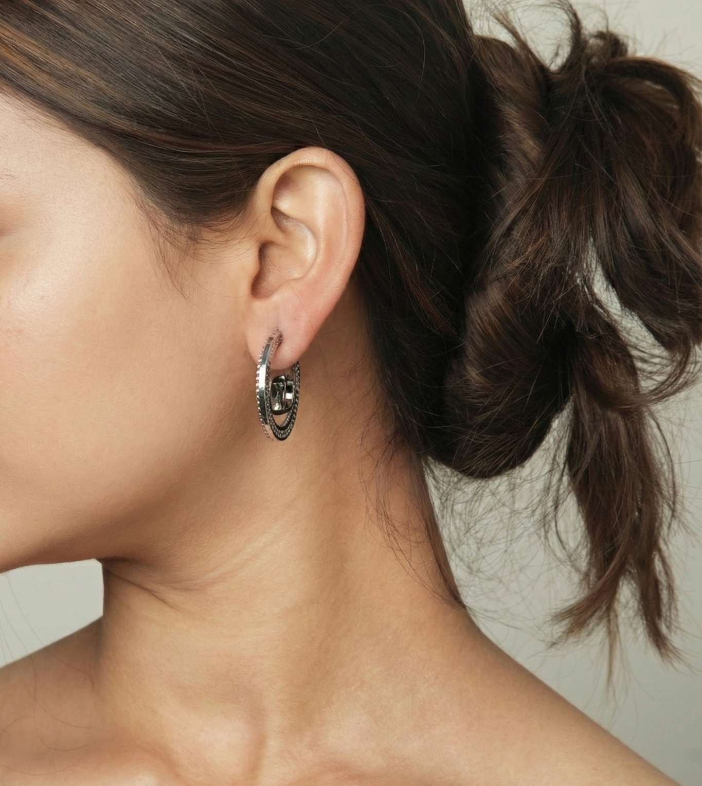 The Sweya Huggie Earrings - 24k Gold Plated Earring | The Jewellery Vault