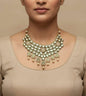 Festive Heavy Kundan with Pearl Necklace Set