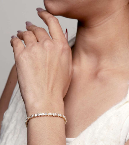 Infinity Wish Bracelet - 24k Gold Plated Bracelet | The Jewellery Vault