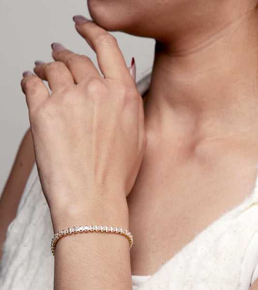 Infinity Wish Bracelet - 24k Gold Plated Bracelet | The Jewellery Vault