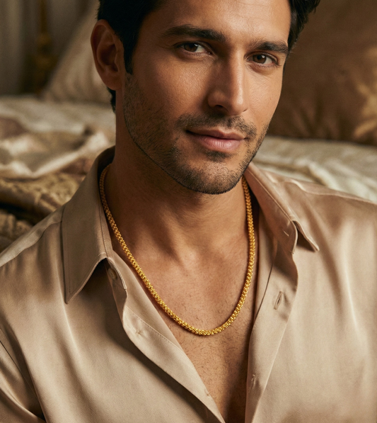 24Kt Gold Plated Design Chain