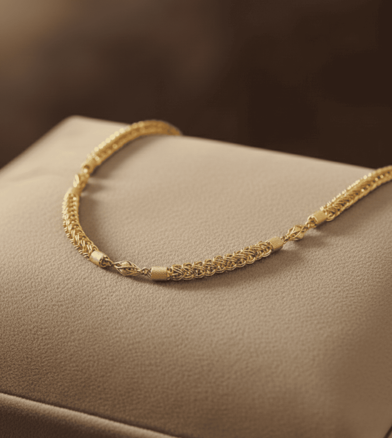 24K Gold plate chain with little pendent