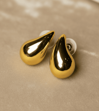 Drop Design Tops - 24k Gold Plated Earing | The Jewellery Vault