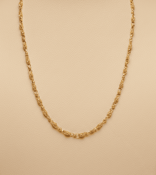 24Kt Gold Patra Heavy Look Partywear Chain_16