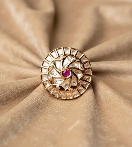 Pink Floret Artificial Ring