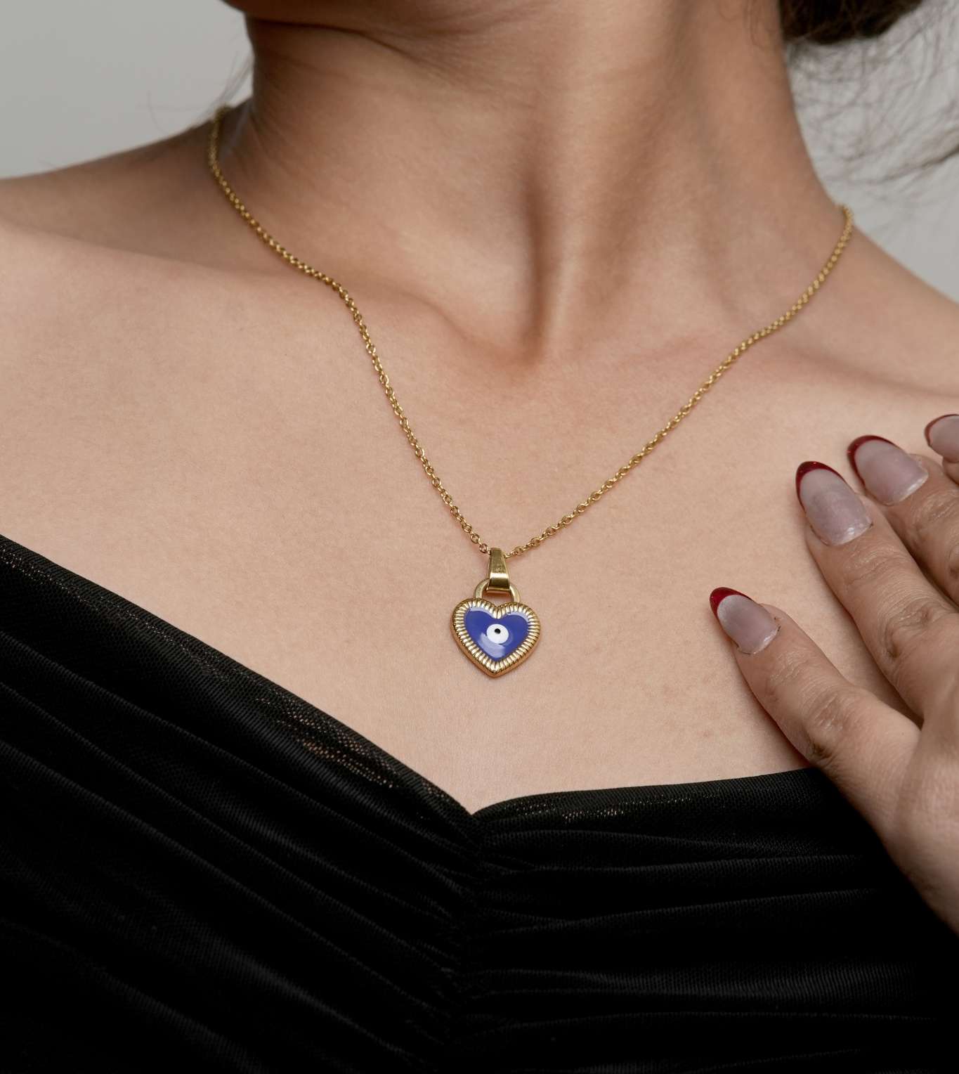 Expressive Heart Pendant Necklace - 24k Gold Plated Charms & Pendants | The Jewellery Vault