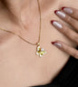 Sparkling Elegance Little Flower Charm Pendant - 24k Gold Plated Charms & Pendants | The Jewellery Vault