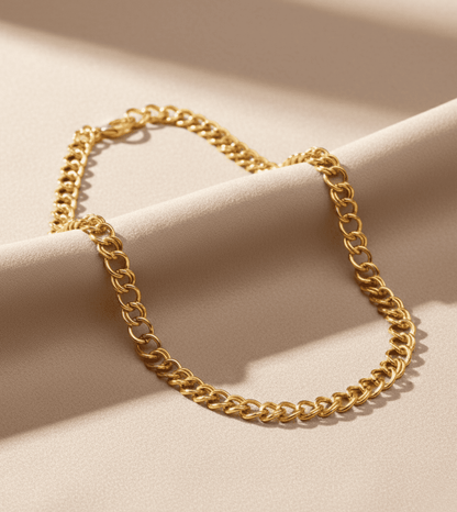 24Kt Gold Plated Heavy Divider Mens Chain