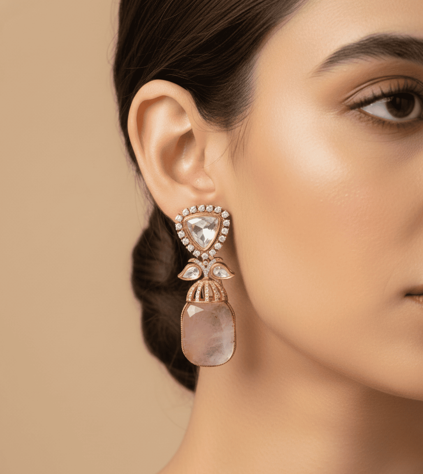 Triangle Design Hanging Earings