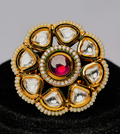 American Floral Women Ring