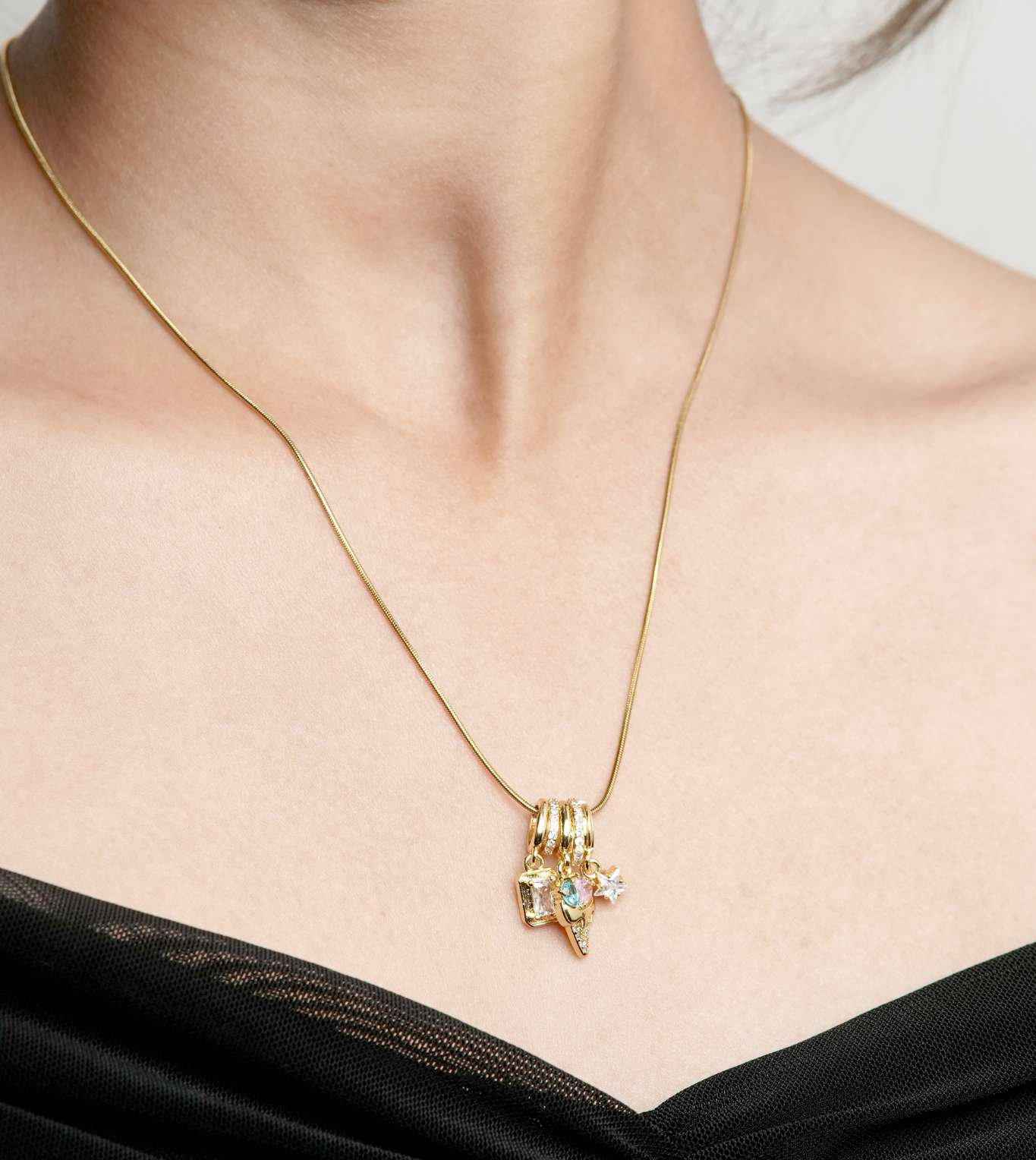 Voyage Gleaming Fringe-Tastic Pendant - 24k Gold Plated Charms & Pendants | The Jewellery Vault