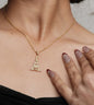 Eclipse Serpentine Goldern Pendant - 24k Gold Plated Charms & Pendants | The Jewellery Vault