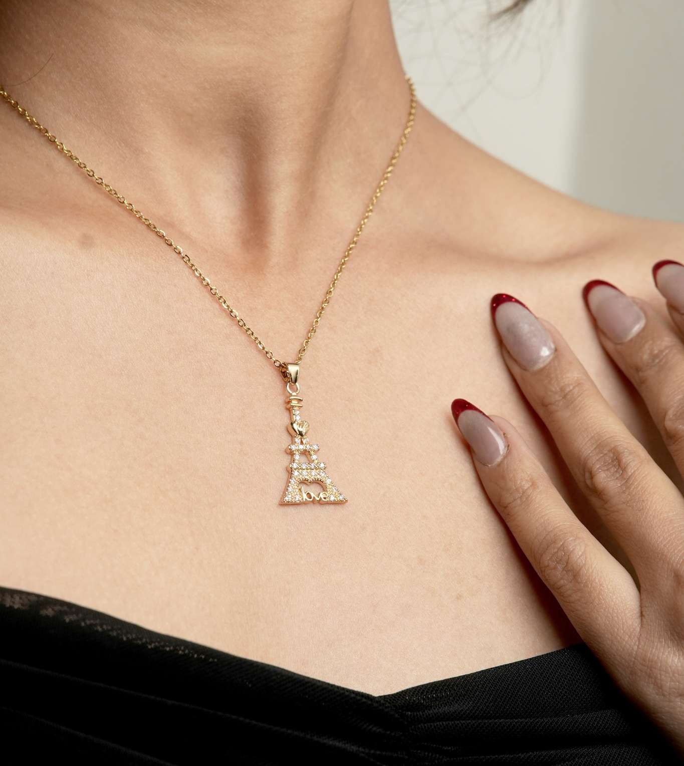 Eclipse Serpentine Goldern Pendant - 24k Gold Plated Charms & Pendants | The Jewellery Vault
