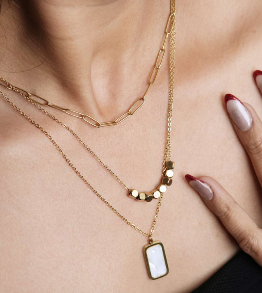 Obsidian Gold Oxidised women’s Pendant - 24k Gold Plated Charms & Pendants | The Jewellery Vault