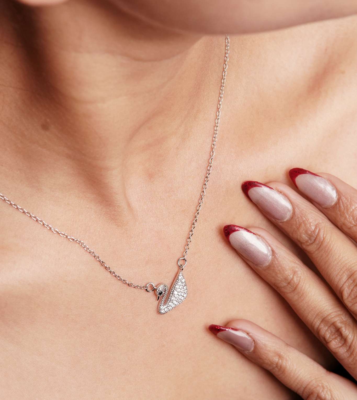Sparkling Elegance Duck Pendant - 24k Gold Plated Charms & Pendants | The Jewellery Vault