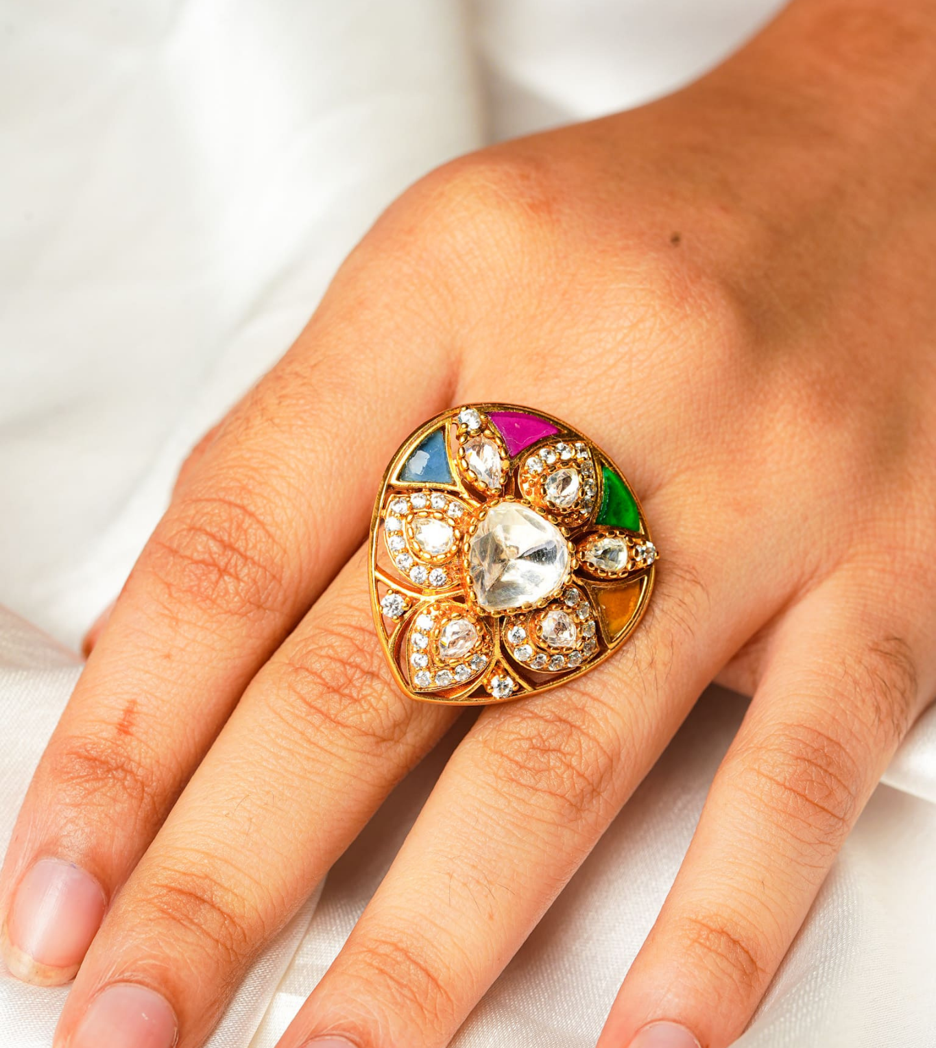 Leaf Demi Designable Women Ring