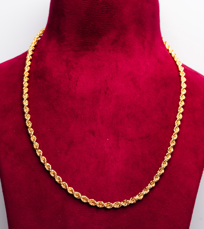 24Kt Gold Plated Mala Design Partywear Ladies_09