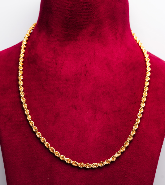 24Kt Gold Plated Mala Design Partywear Ladies_09