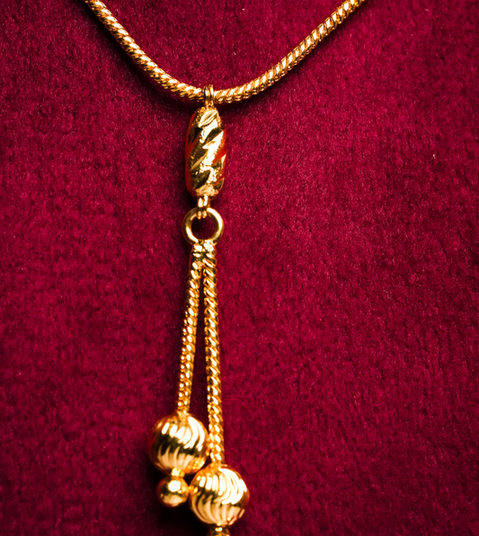 24K Gold plated T-shape loves women chain