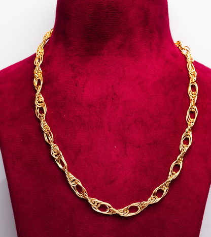 24Kt Gold Plated Mala Design Ladies Chain_08