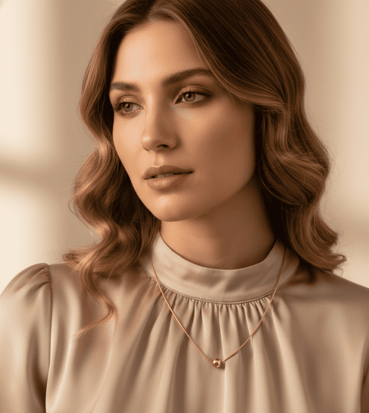 24kt Gold Plated Unique Pearl Women Chain