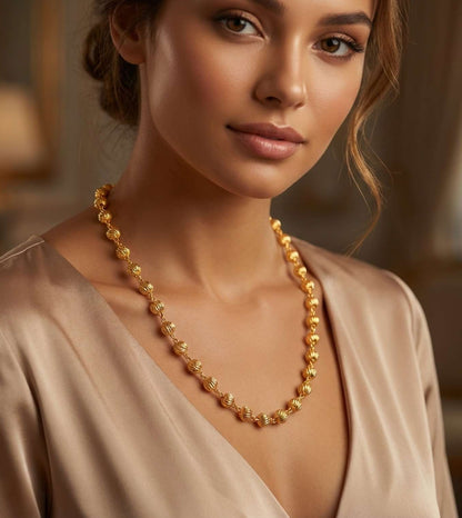 24 karat gold Matarmala Women Chain