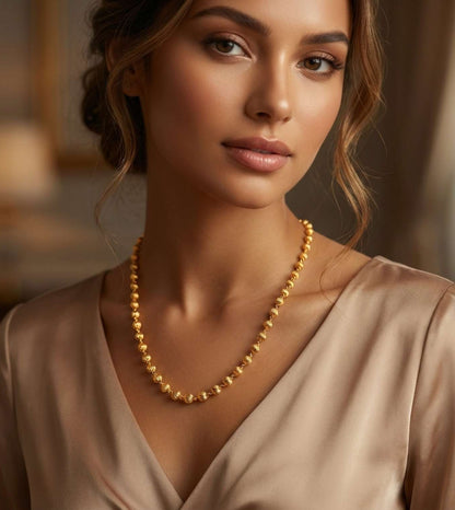 24 karat gold Matarmala Women Chain