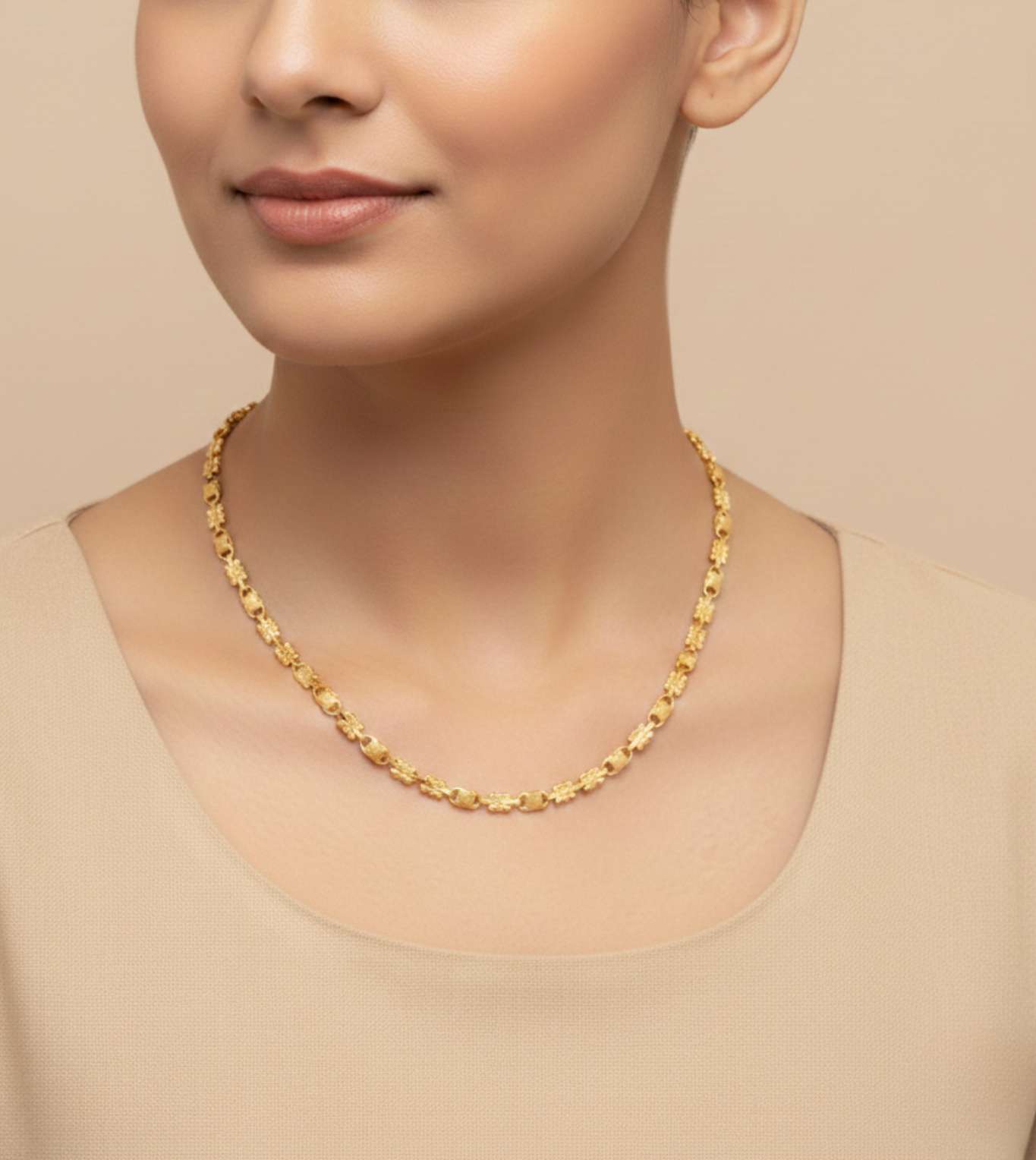 24Kt Gold Plated Traditional Design woman Chain_22
